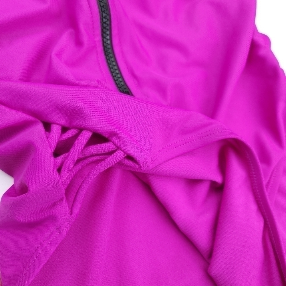 New Xhilaration Purple Pink One Piece Swimsuit Sz M - Picture 7 of 10